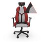 Spēļu krēsls SPC Gear EG450, sarkans/pelēks cena un informācija | Biroja krēsli | 220.lv