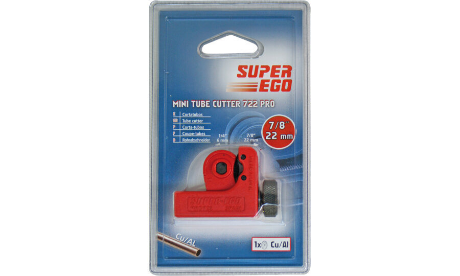 Cauruļu griezējs Super Ego MINICUT AL/CU (3-22 mm) cena un informācija | Rokas instrumenti | 220.lv