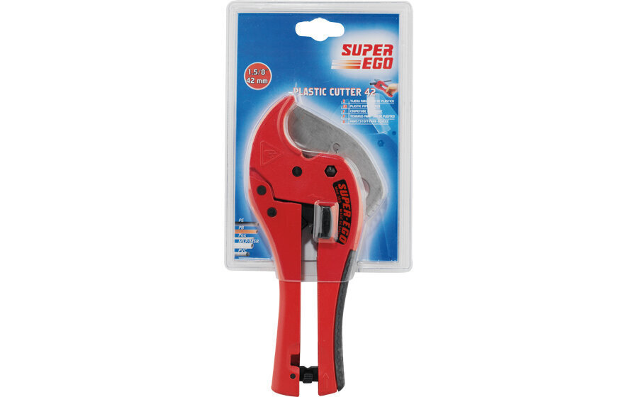 Šķēres plastmasas cauruļu griešanai Super-cut 42 Super ego (Ø 42 mm) cena un informācija | Rokas instrumenti | 220.lv