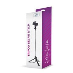 Setty Universāls Selfie Stick + Tripod Statnis ar Bluetooth Tālvadības pulti Melns cena un informācija | Selfie Sticks | 220.lv