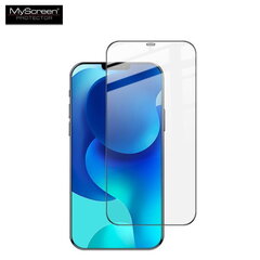 Защитное стекло MyScreen Diamond Edge Full Glue для Apple iPhone 12 mini, черное цена и информация | Защитные пленки для телефонов | 220.lv