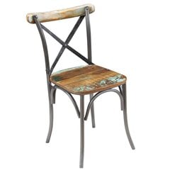 Обеденные стулья, 6 шт., массив переработанной древесины, 51 x 52 x 84 см цена и информация | Стулья для кухни и столовой | 220.lv