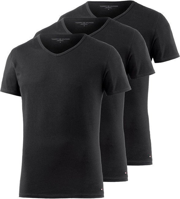 Sporta krekls Tommy Hilfiger V Neck 3 Pack Tee M 2S87903767 990, 61922 cena un informācija | Sporta apģērbs vīriešiem | 220.lv