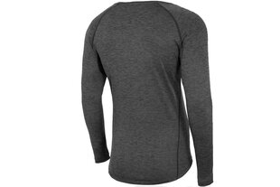 Sporta krekls vīriešiem 4F Functional Longsleeve M NOSH4-TSMLF002 90M, pelēks cena un informācija | Sporta apģērbs vīriešiem | 220.lv