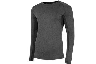 Sporta krekls vīriešiem 4F Functional Longsleeve M NOSH4-TSMLF002 90M, pelēks cena un informācija | Sporta apģērbs vīriešiem | 220.lv