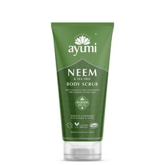 Attīrošs ķermeņa skrubis Ayumi Neem & Tea Tree 200 ml cena un informācija | Ķermeņa skrubji | 220.lv