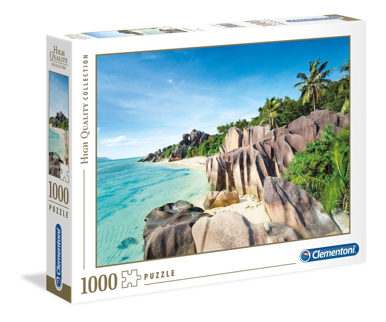 Puzle Clementoni High Quality Collection Paradīzes pludmale/Paradice Beach, 1000 d. cena un informācija | Puzles, 3D puzles | 220.lv