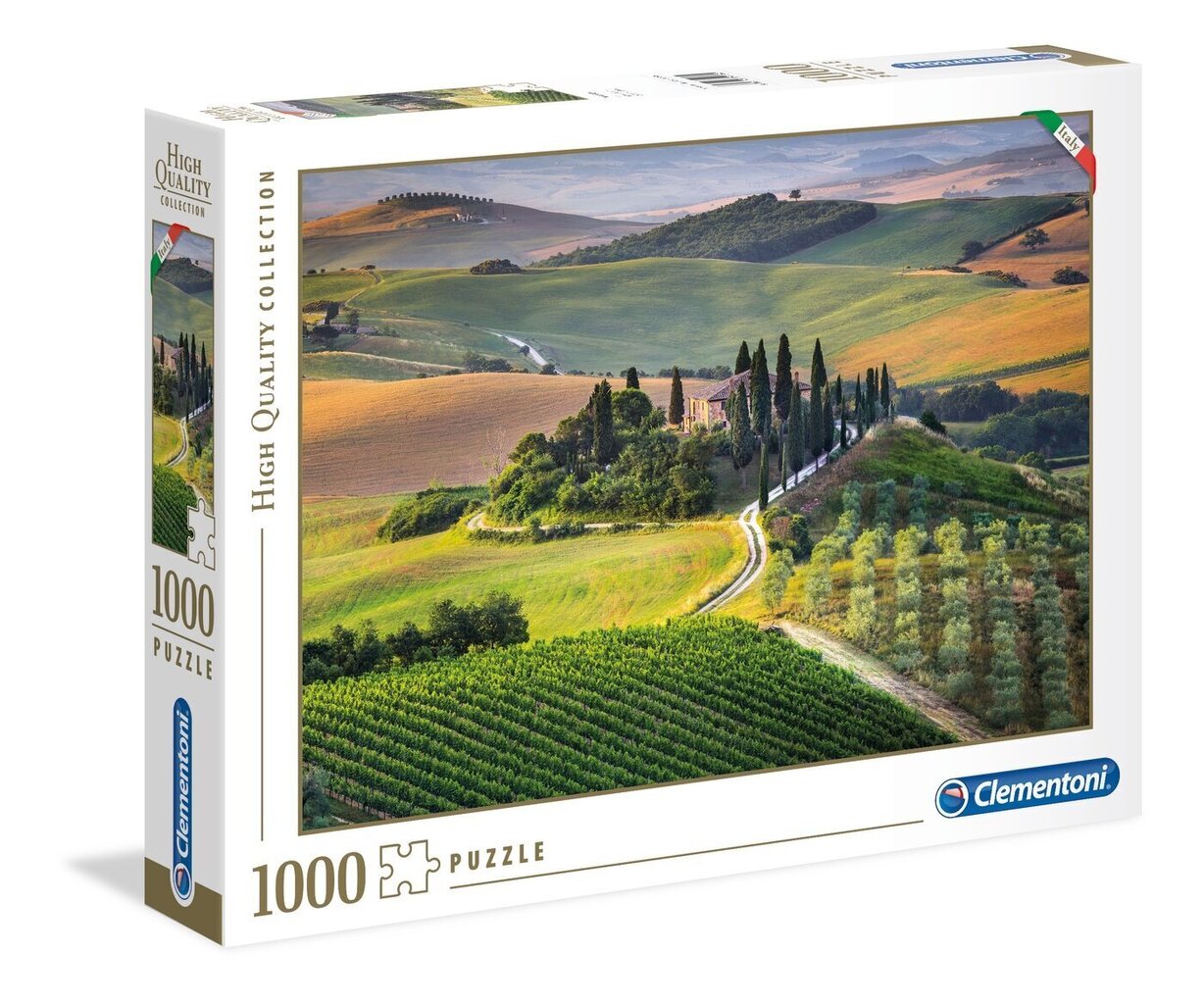 Puzle Clementoni High Quality Collection Toskāna/Toscany, 1000 d. cena un informācija | Puzles, 3D puzles | 220.lv