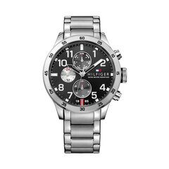 Rokas pulkstenis vīriešiem Tommy Hilfiger 1791141, sudrabains cena un informācija | Vīriešu pulksteņi | 220.lv