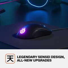 SteelSeries Sensei Ten, черный цена и информация | Мыши | 220.lv