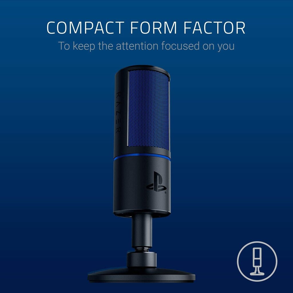 Mikrofons Razer Seiren X, zils cena un informācija | Mikrofoni | 220.lv