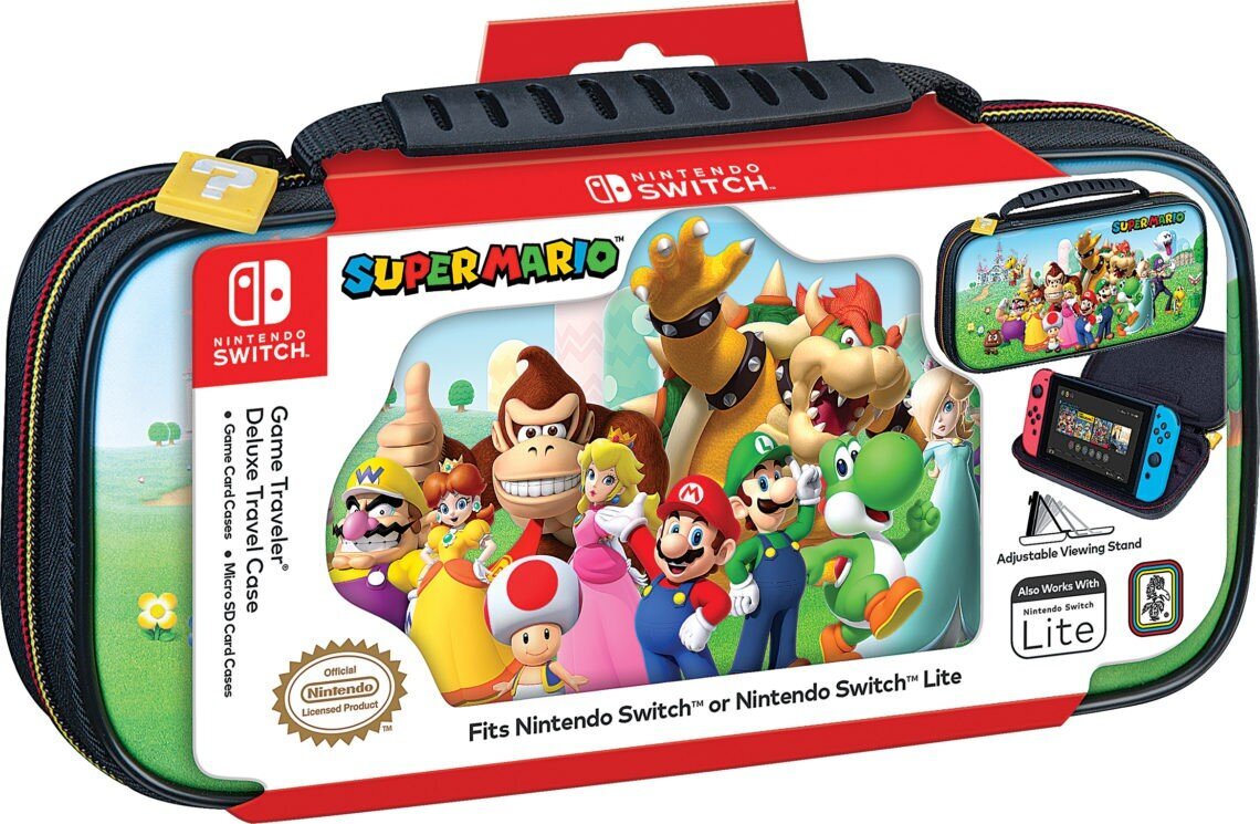 Soma - maciņš Deluxe Travel Super Mario & Friends, piemērots Nintendo Switch cena un informācija | Spēļu kontrolieri | 220.lv