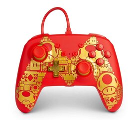 PowerA Super Mario Golden M piemērots Nintendo Switch cena un informācija | Spēļu kontrolieri | 220.lv