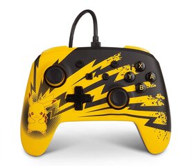 Проводной джойстик PowerA Pokemon Lightning Pikachu для Nintendo Switch цена и информация | Джойстики | 220.lv