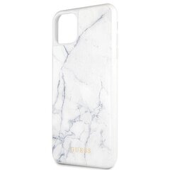 Guess maciņš piemērots Apple iPhone 12 Pro Max, Marble Cover White cena un informācija | Telefonu vāciņi, maciņi | 220.lv