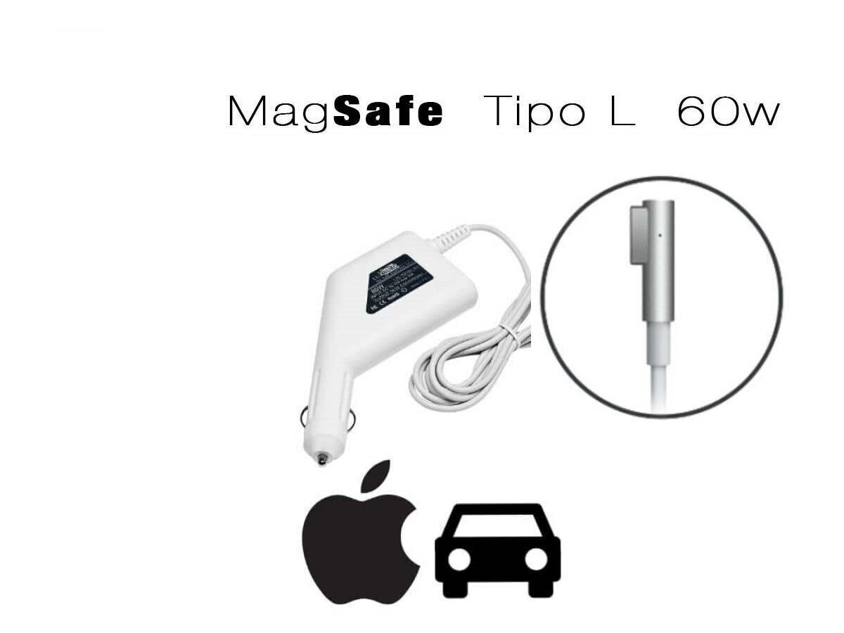 Automašīnas barošanas avots "Powermax PNCAPC01 60W" paredzēts klēpjdatoriem Apple MacBook, 16.5V, 3.65A, MagSafe 1, balts cena un informācija | Lādētāji portatīvajiem datoriem | 220.lv