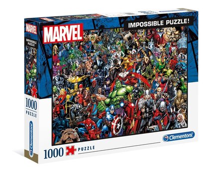 Puzle Clementoni Marvel Neiespējama Puzle/Impossible Puzzle, 1000 d. cena un informācija | Puzles, 3D puzles | 220.lv