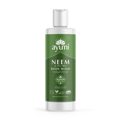 Energizējošs ķermeņa mazgāšanas produkts Ayumi Neem & Tea Tree 250 ml цена и информация | Масла, гели для душа | 220.lv