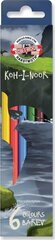 Цветные карандаши Koh-i-Noor Dino, 6 цветов цена и информация | Принадлежности для рисования, лепки | 220.lv