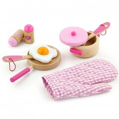 Игрушечный набор деревянный кухонных аксессуаров цена и информация | Игрушки для малышей | 220.lv