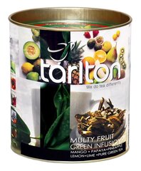 TARLTON Multyfruit Green tea, Multiaugļu Ceilonas Zaļā beramā lielo lapu tēja, 100g cena un informācija | Tēja | 220.lv