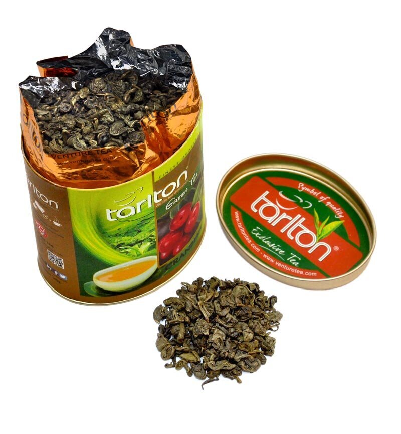 TARLTON Light Cranberry Green tea, Maigo Dzērveņu Ceilonas Zaļā beramā lielo lapu tēja, 100g цена и информация | Tēja | 220.lv