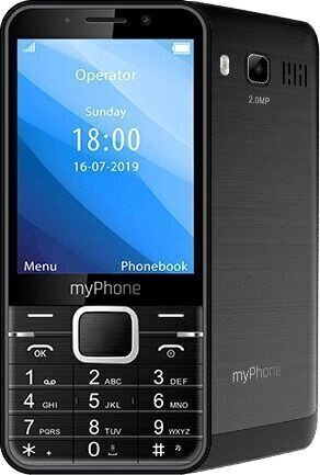 MyPhone Up Smart Dual black цена и информация | Mobilie telefoni | 220.lv