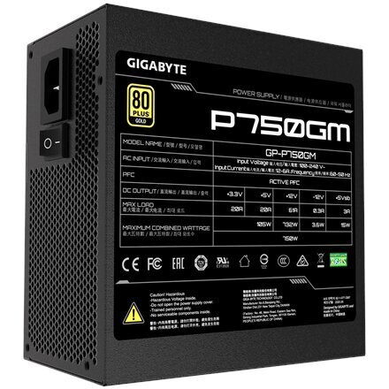 Gigabyte GP-P750GM cena un informācija | Barošanas bloki (PSU) | 220.lv