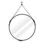 Spogulis Homede Esha, 50x50, melns cena un informācija | Spoguļi | 220.lv
