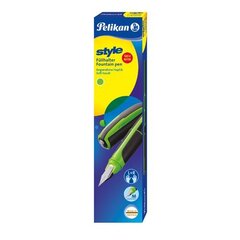 Pildspalva ar spalvu Pelikan Style P57 M Neon 0079988 melna-zaļa cena un informācija | Rakstāmpiederumi | 220.lv