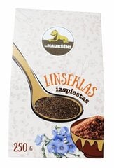 "Izspiestas linsēklas" 0,25 kg cena un informācija | Rieksti, sēklas, žāvēti augļi | 220.lv