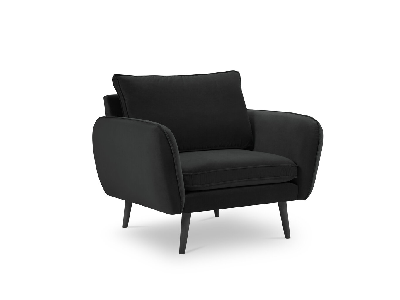 Krēsls Kooko Home Lento, melns cena un informācija | Atpūtas krēsli | 220.lv