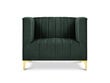 Krēsls Kooko Home Tutti, tumši zaļš cena un informācija | Atpūtas krēsli | 220.lv