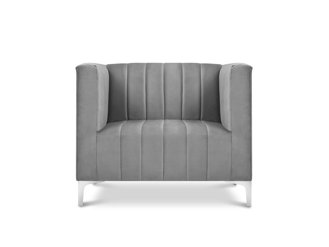 Krēsls Kooko Home Tutti, gaiši pelēkas/sudrabainas krāsas cena un informācija | Atpūtas krēsli | 220.lv