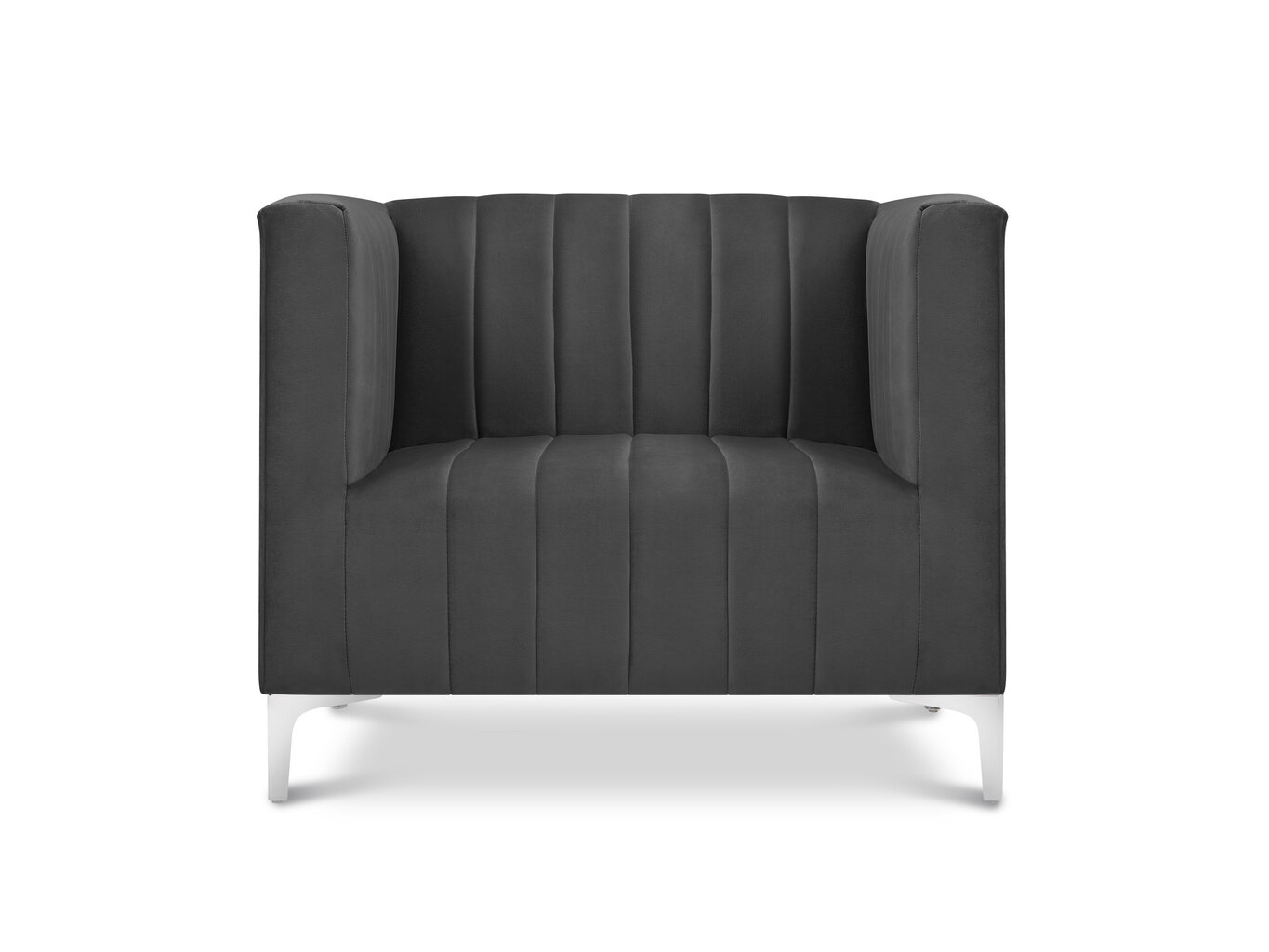 Krēsls Kooko Home Tutti, tumši pelēkas/sudrabainas krāsas cena un informācija | Atpūtas krēsli | 220.lv