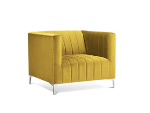 Кресло Kooko Home Tutti, желтое/серебристое цена и информация | Кресла в гостиную | 220.lv