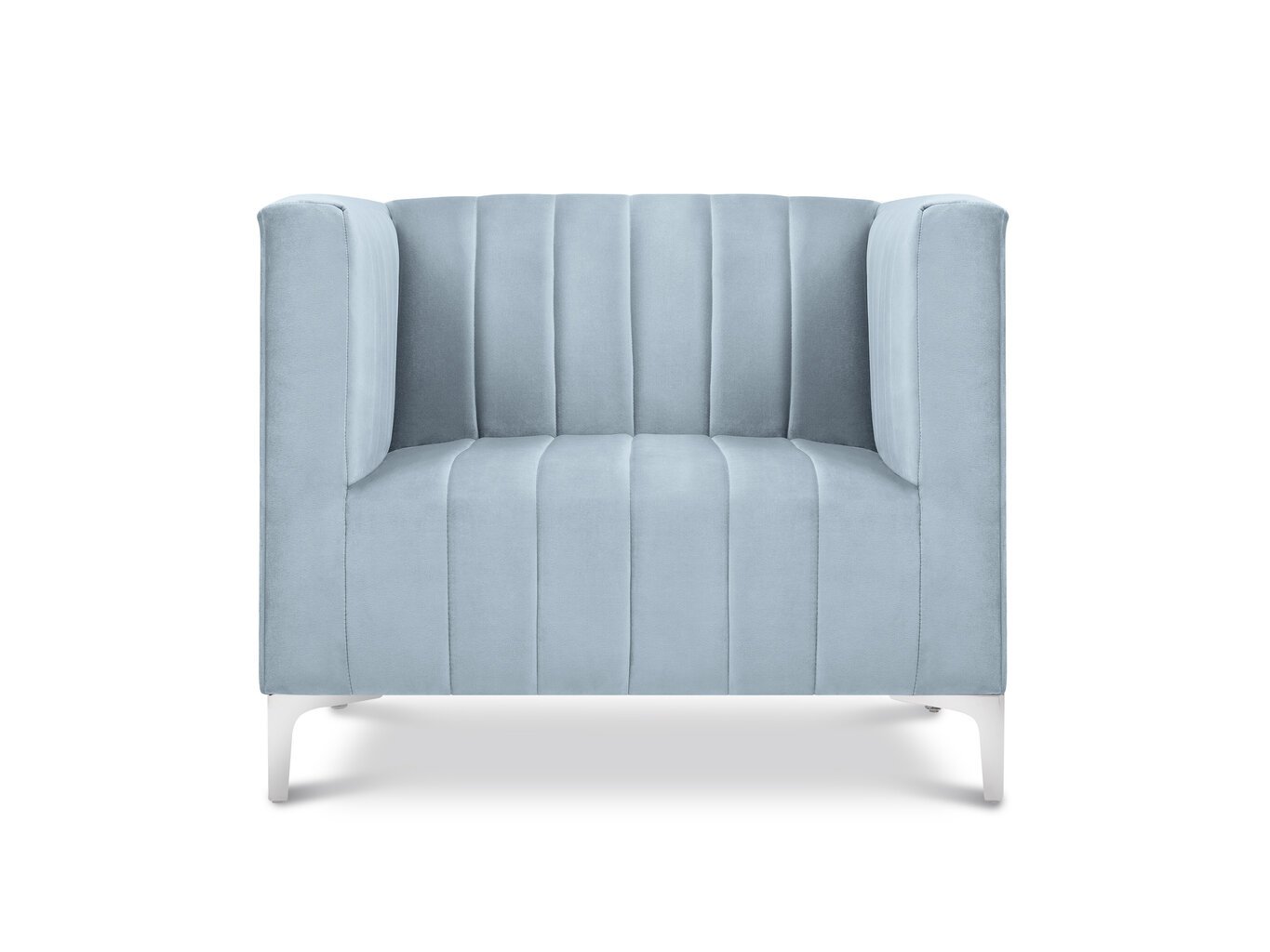Krēsls Kooko Home Tutti, gaiši zilas/sudrabainas krāsas цена и информация | Atpūtas krēsli | 220.lv