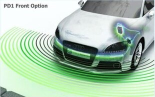 REGO-Elektro elektromagnētiskā / skaņas parkošanās sistēma, bampera iekšpusē uzstādīta lente cena un informācija | Parkošanas sistēmas | 220.lv