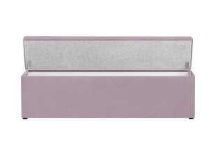 Пуф с ящиком для хранения вещей Milo Casa Lara 140, светло-фиолетовый цена и информация | Кресла-мешки и пуфы | 220.lv
