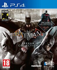Batman Arkham Collection Triple Pack, Playstation 4 цена и информация | Игра SWITCH NINTENDO Монополия | 220.lv