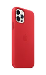 Apple Leather korpuss paredzēts priekš iPhone 12/12 Pro ar Magsafe, sarkans cena un informācija | Telefonu vāciņi, maciņi | 220.lv