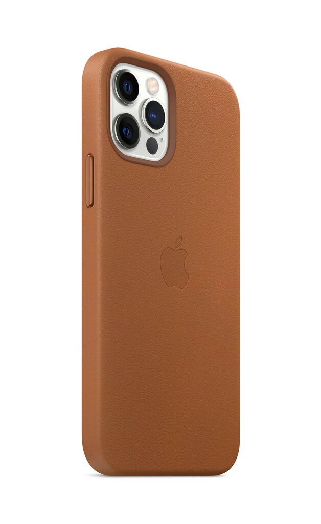 Apple Leather maciņš piemērots iPhone 12 Pro Max ar Magsafe, Brūns цена и информация | Telefonu vāciņi, maciņi | 220.lv