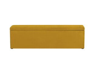 Пуф с ящиком для хранения вещей Milo Casa Lara 180, желтый цена и информация | Кресла-мешки и пуфы | 220.lv