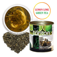 TARLTON Lemon Lime tea, Citrons Laims Ceilonas Zaļā beramā lielo lapu tēja, 100g cena un informācija | Tēja | 220.lv