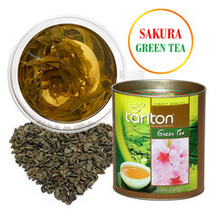 Ceilonas lielo lapu Zaļā tēja SAKURA, TARLTON Ceylon Green tea SAKURA, 100g cena un informācija | Tēja | 220.lv