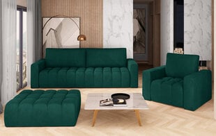 Mīksto mēbeļu komplekts NORE Lazaro 03, zaļš cena un informācija | Dīvānu komplekti | 220.lv
