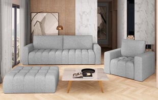 Комплект мягкой мебели NORE Lazaro 16, серый цена и информация | Комплекты мягкой мебели | 220.lv