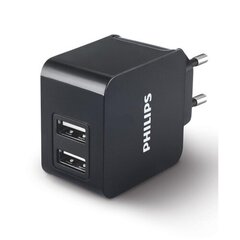 Lādētājs 2xUSB Philips DLP2307/12 220V 3,1A cena un informācija | Lādētāji un adapteri | 220.lv