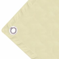 Балконная перегородка, оксфордская ткань, 75х600 см, кремовый цвет цена и информация | Зонты, маркизы, стойки | 220.lv