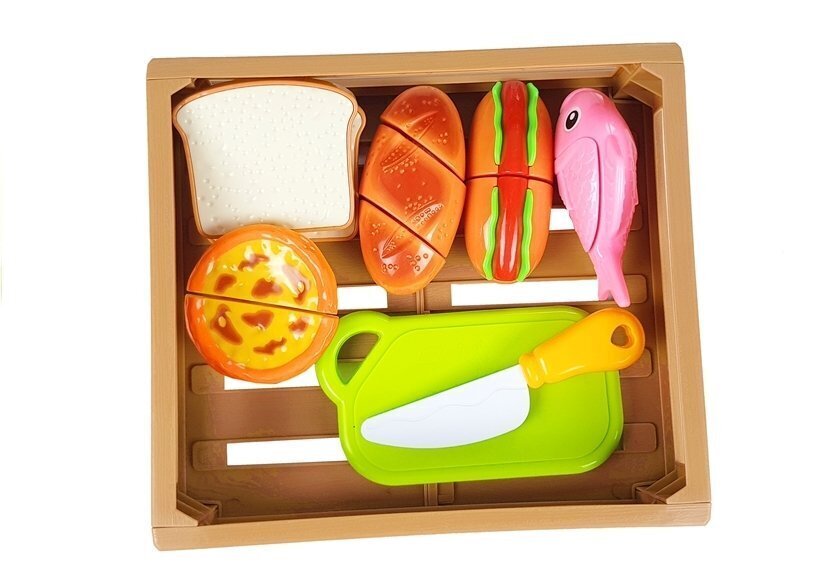 Rotaļu pārtikas produkti ar uzlīmēm kastītē цена и информация | Rotaļlietas meitenēm | 220.lv